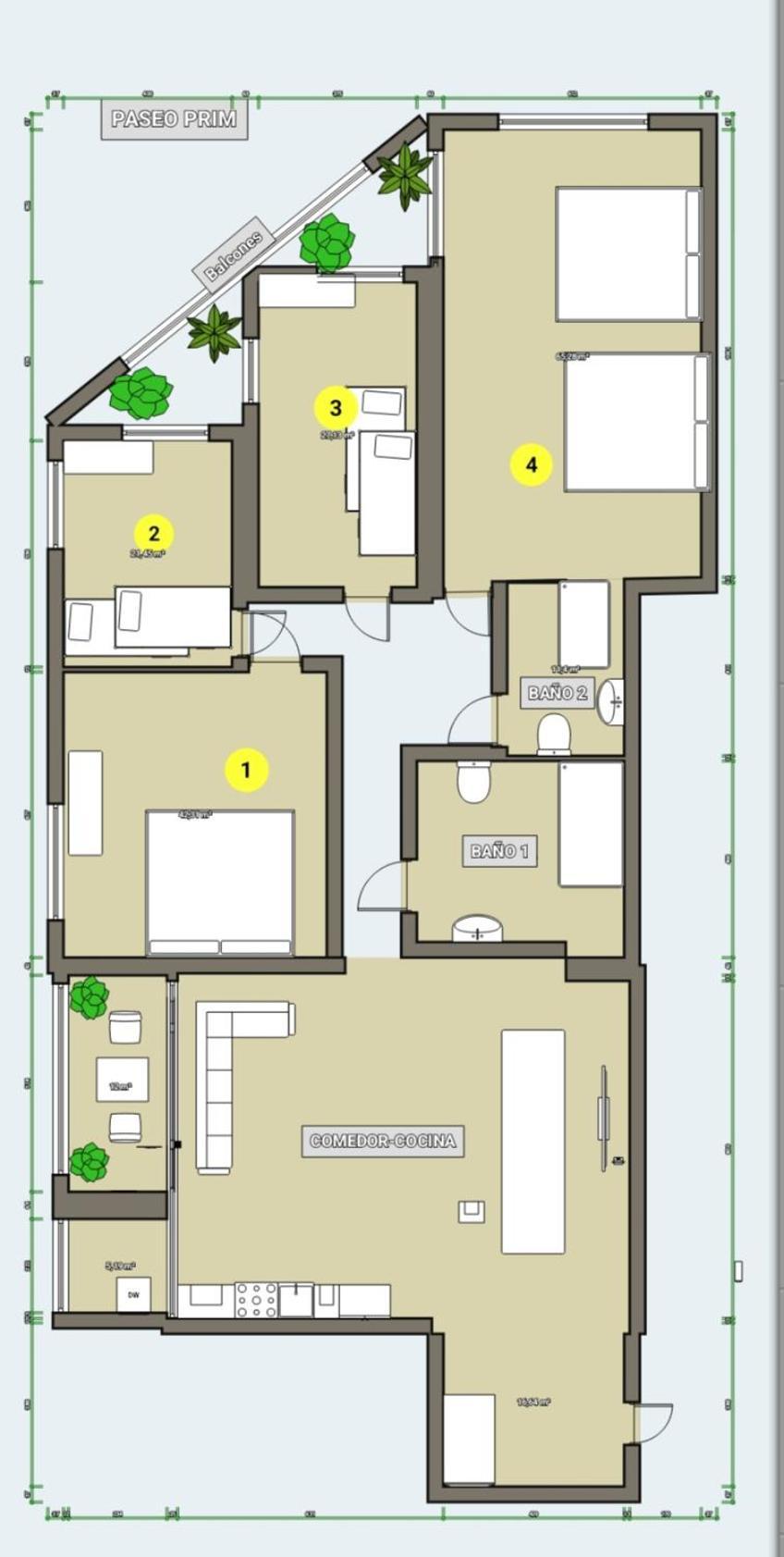 Tarragonaapartments Prim 350 Reus Exterior foto